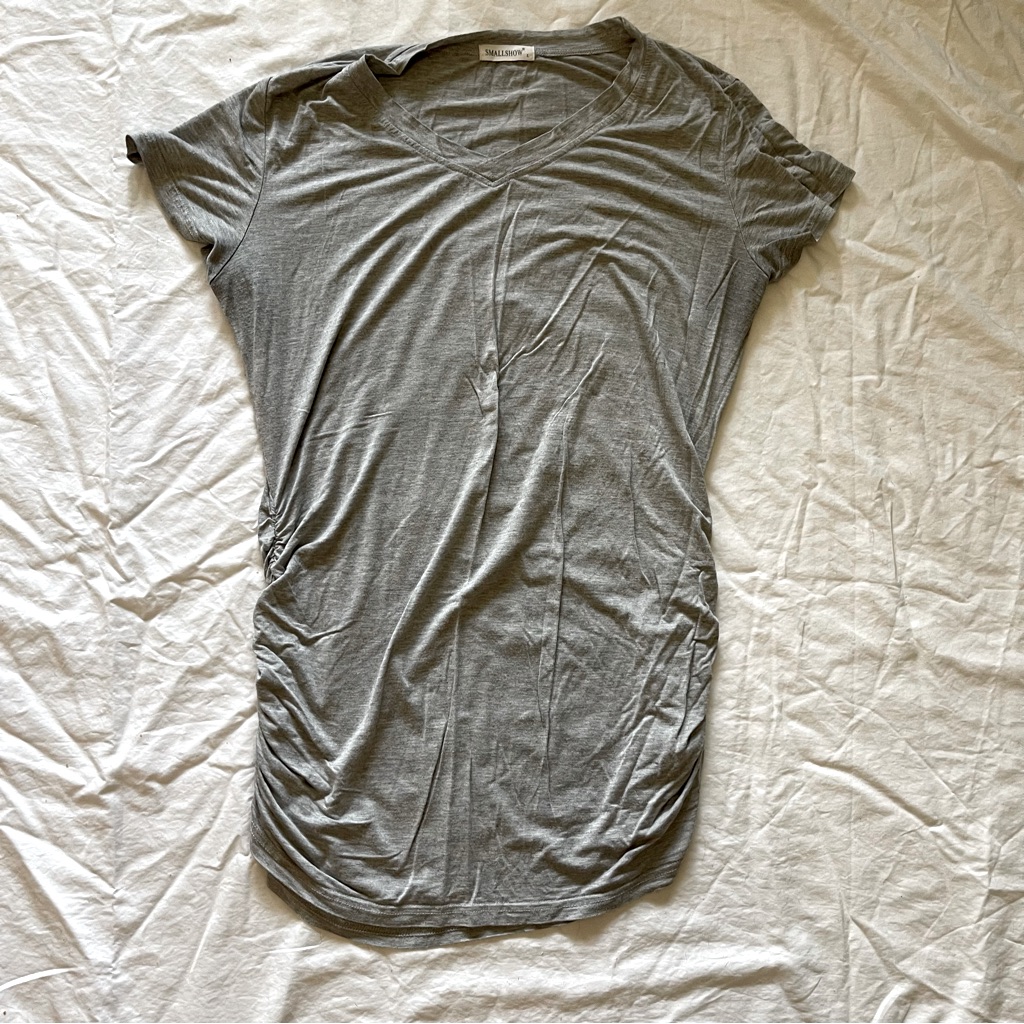 Maternity Basic Grey Tee